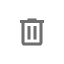 The delete action for a project, shown as the row-level Remove icon button.